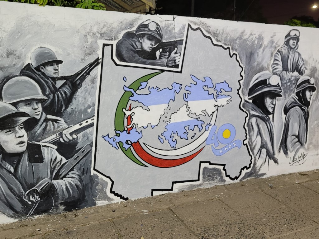 Un mural que plasma y reconoce a nuestros héroes